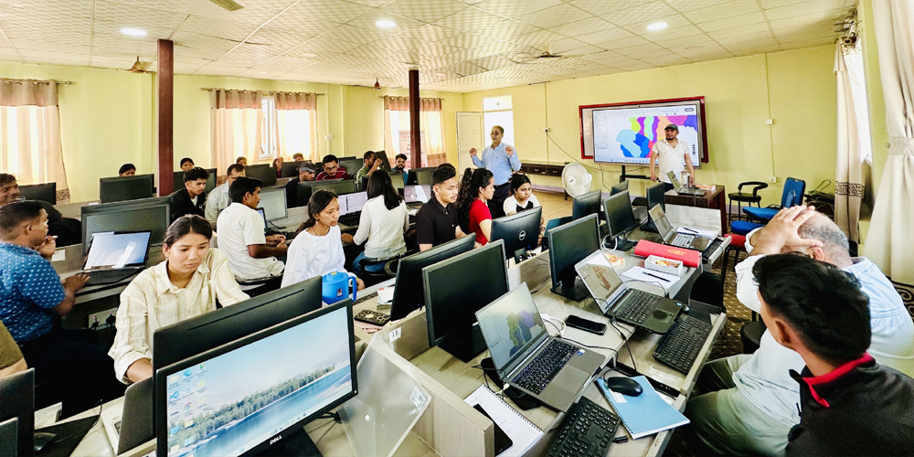 जिआईएस सम्बन्धी तीन दिने कार्यशाला सञ्चालन