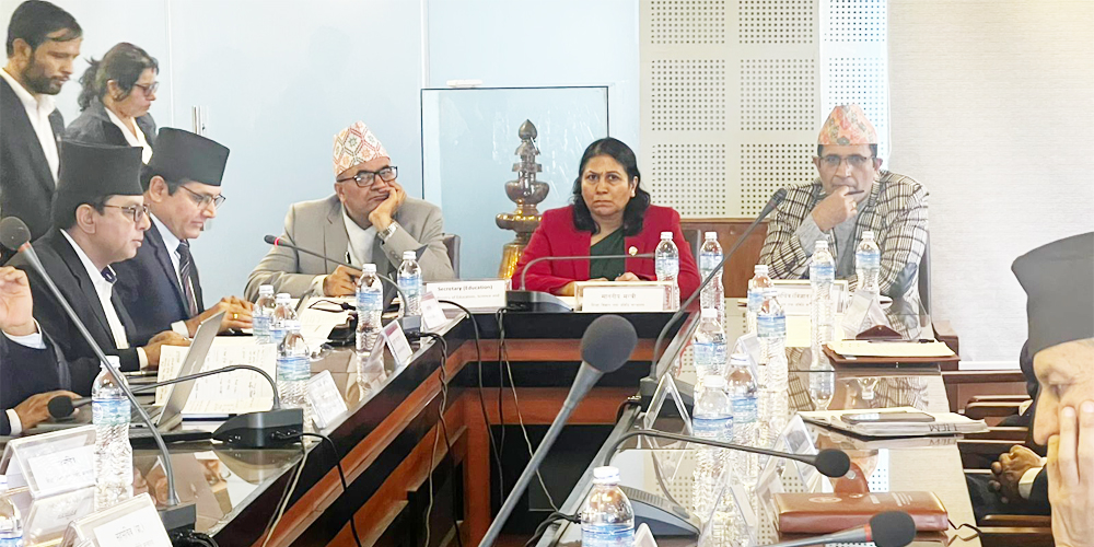  मन्त्रालयस्तरीय विकास समस्या समाधान समितिको बैठक