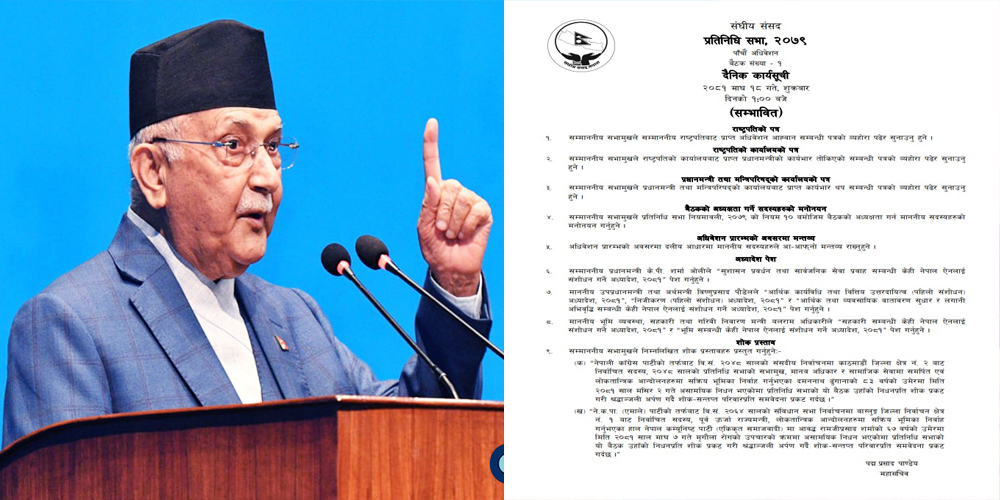 प्रधानमन्त्रीसहित शीर्ष नेताले सम्बोधन गर्ने