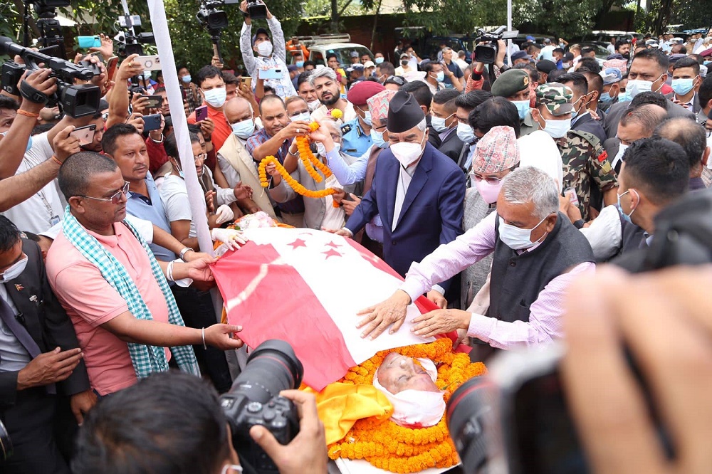 गिरिको अन्तिम सँस्कार आर्यघाटमा अपराह्न हुने