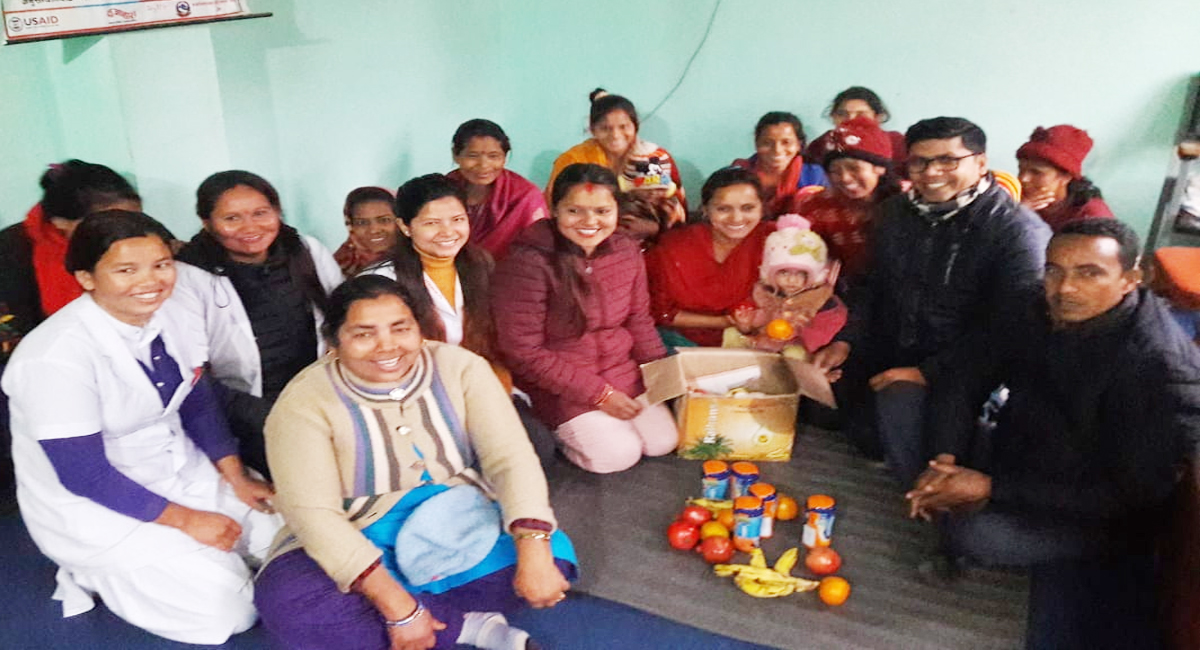 विवाह उत्सव कुपोषित बालवालिकासँग 